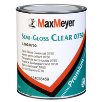 Max Meyer 0750 Semi-Gloss Satin Clearcoat 1L