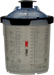 3M PPS2 650ml 125Micron Series 2 (x50 Lids & Liners)