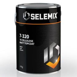 Selemix 7-320 1K Cellulose MATT Topcoat 4Kg