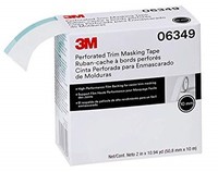 3M Perforated Trim Masking Tape 10M Roll (10mm Edge)