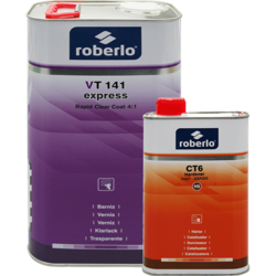 Roberlo VT141 Express 4:1 Smart Repair Rapid Clearcoat Kit (3.78L+945ml)