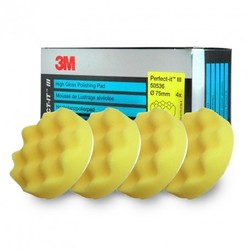 3M Extra Fine Polishing Pad Yellow 75mm (x4)