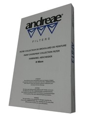 Andreae Pleated Paper Booth Filter 0.9m x 9.2m