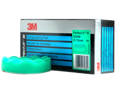 3M Compounding Pad Green 75mm (x4)