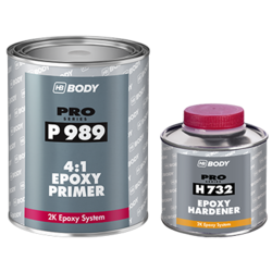 HB Body 989 Epoxy Primer Kit 4:1 (4L Primer + 1L Activator)