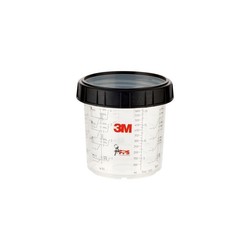 3M 650ml Standard PPS Mixing Cup & Collars (x2)