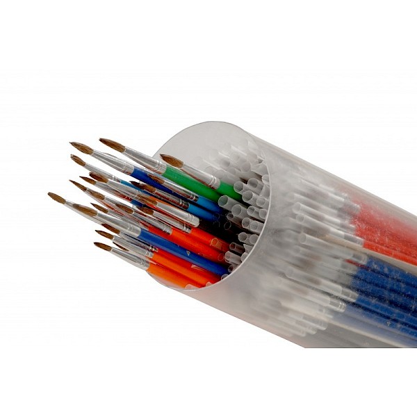 Touch Up Paint Brushes Box Of 144 Assorted Sizes