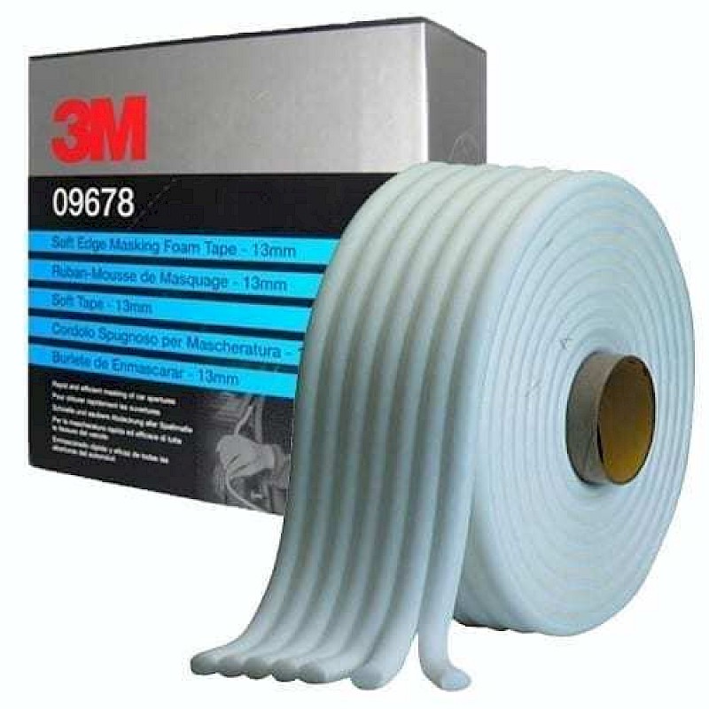3M 13MM Soft Edge Masking Foam Tape (09678) - Image
