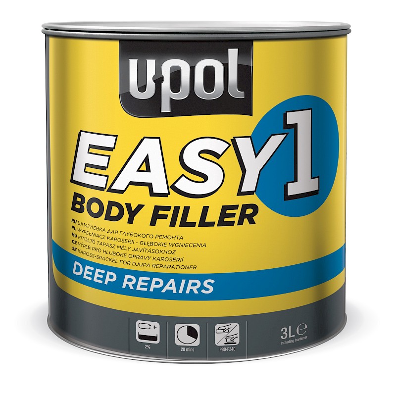 U-Pol Easy 1 Body Filler 3L - Image 1