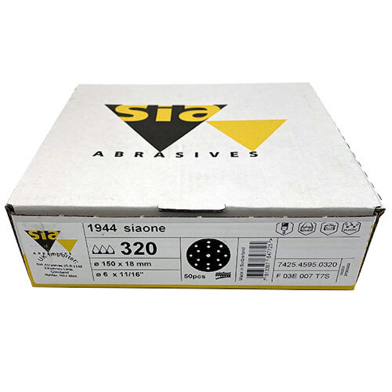 Sia 1944 SiaOne 15H Discs 150mm p320 (x50) - Image 3