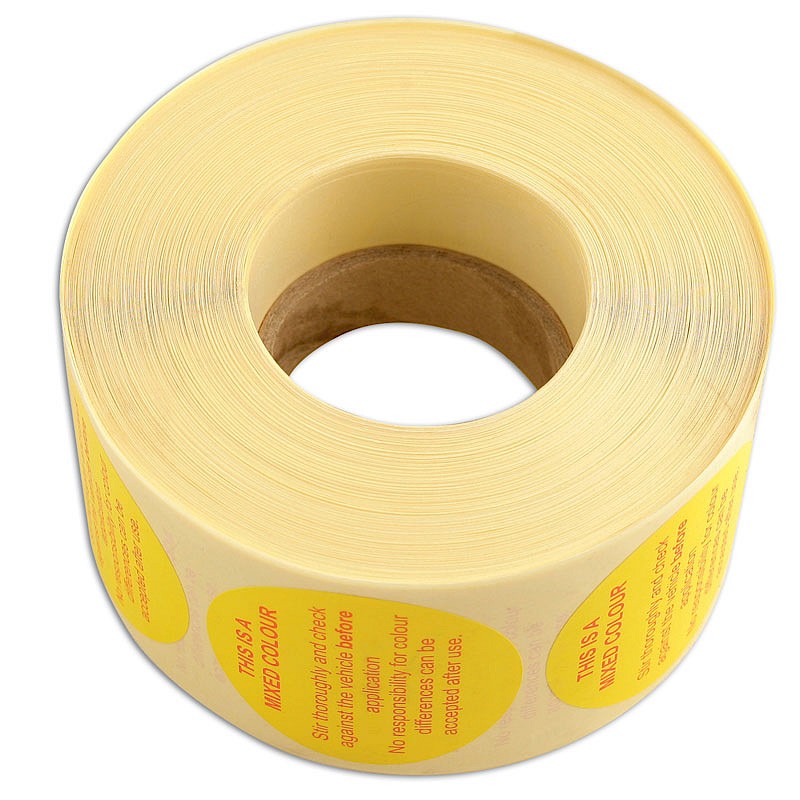 Roll Of 1000 Paint Disclaimer Labels - Image 1