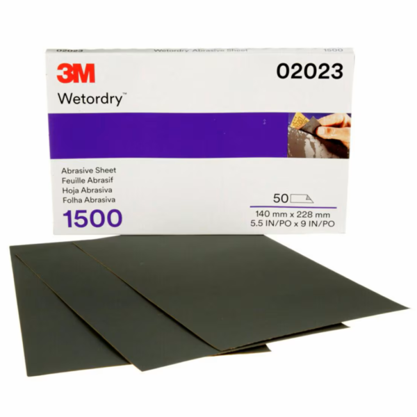 3M Wet Or Dry Abrasive Paper P1500 (x50) (02023)