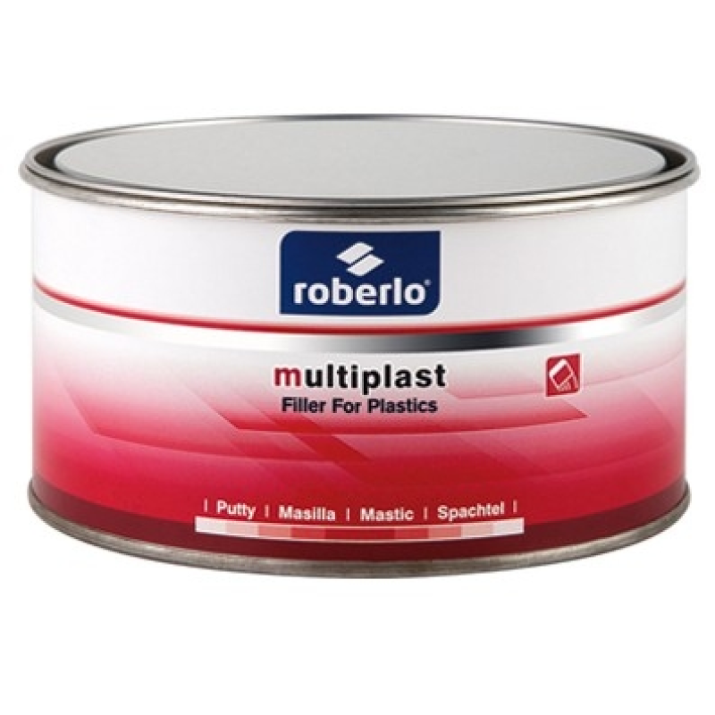Roberlo Multiplast Fast drying 2K Plastic Filler 1kg - Image