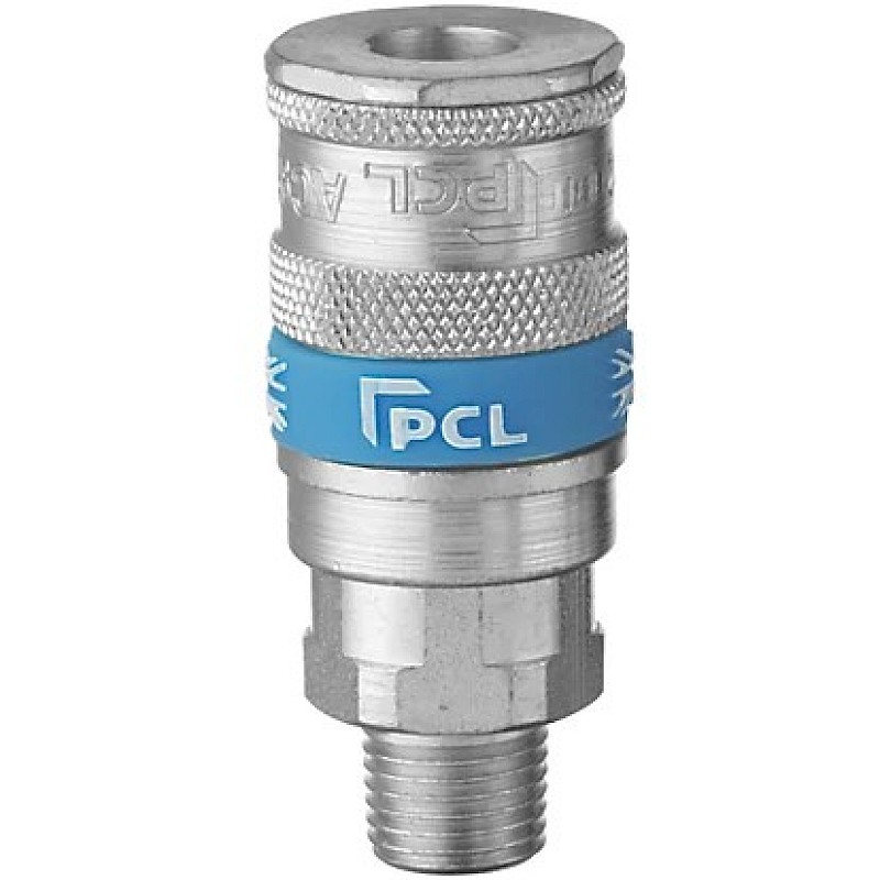 PCL Standard Coupling Male 1/4" BSP Thread - Image