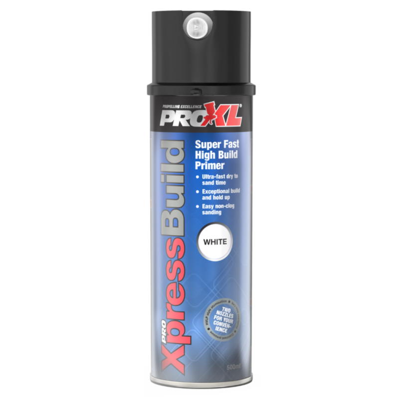 Pro XL Xpress High Build Primer White Aerosol 500ml - Image 1
