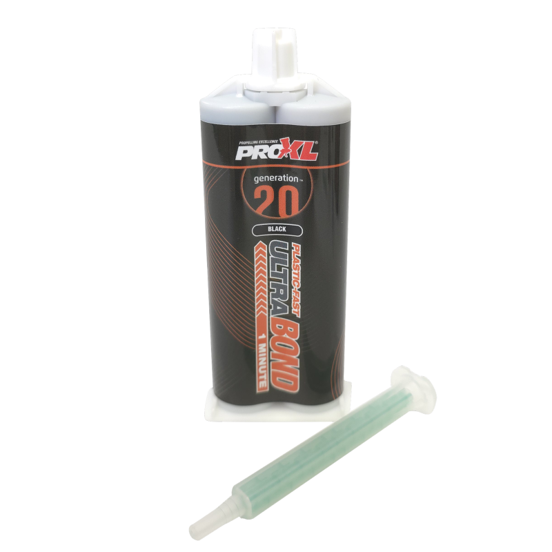 Pro XL 2K Ultrabond Plastic Adhesive Fast 60 Seconds Black - Image 1