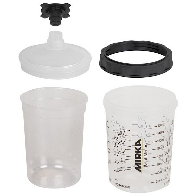 Mirka PCS Paint Cup System 180ml 125µm (x50) - Image