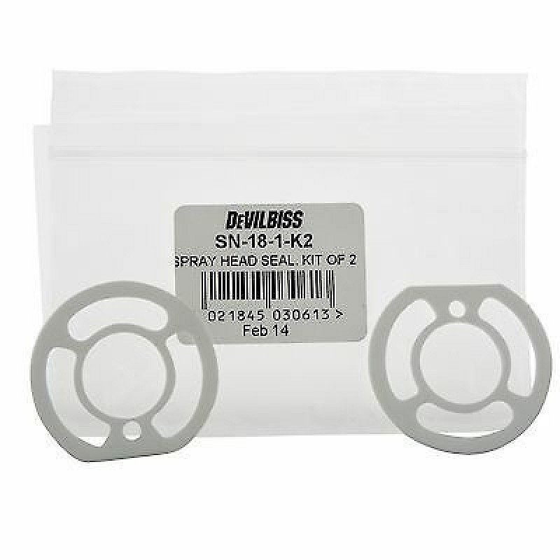 DeVilbiss Spray Head Seal (Kit of 2) (SN-18-1-K2) (905287) - Image