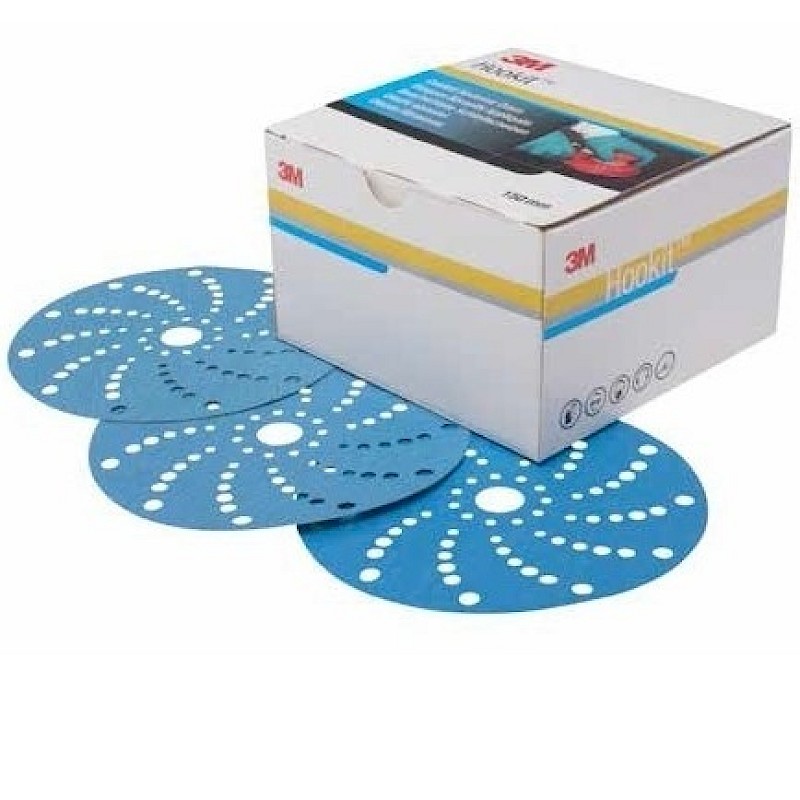 3M 325U Blue Multihole Disc 150mm p320 (x100) (51379) - Image 1