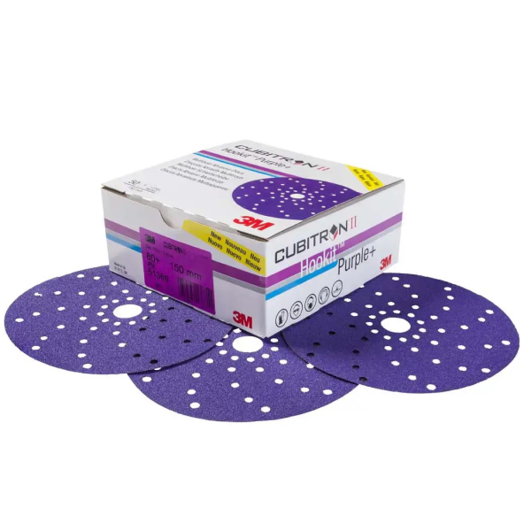 3M Cubitron II Purple Abrasive Disc 150mm 80+ (x50) (51369)