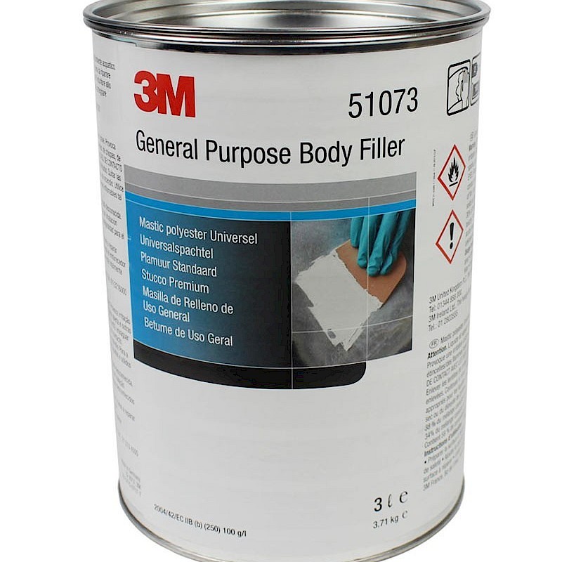 3M General Purpose Body Filler 3L (51073) - Image