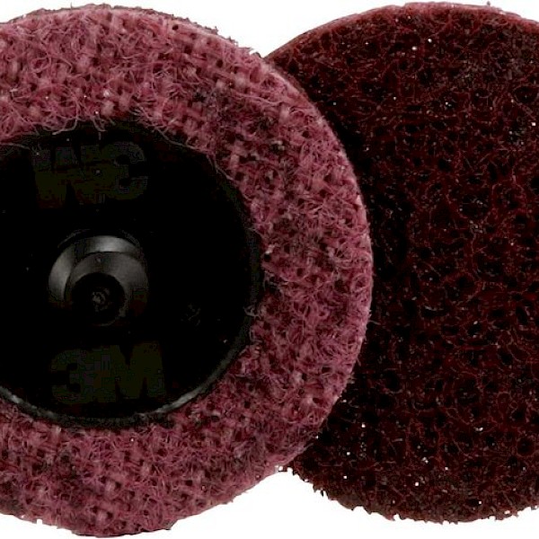 3M Roloc Scotch Brite Disc Medium Red 50mm (x25) (07481)