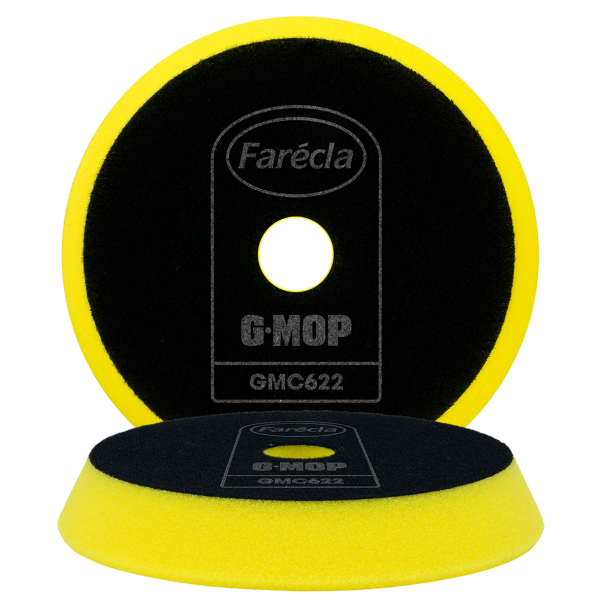 Farecla Angled Yellow Compounding Foams 150mm/6" (x2)