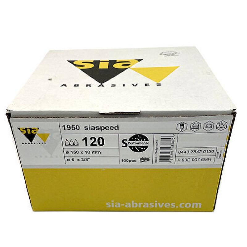 Sia 1950 SiaSpeed Multihole Discs 150mm p120 (x100) - Image 3