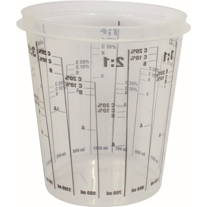 2300ml Plastic Paint Mixing Cup - Image 1