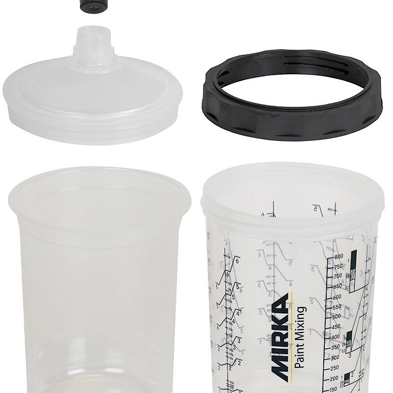 Mirka PCS Paint Cup System 850ml 125µm (x50) - Image