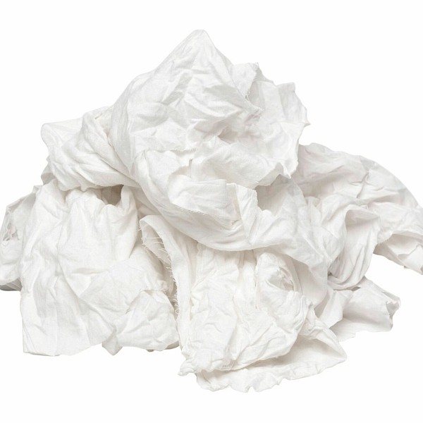 10kg Box Soft Cotton White Rags