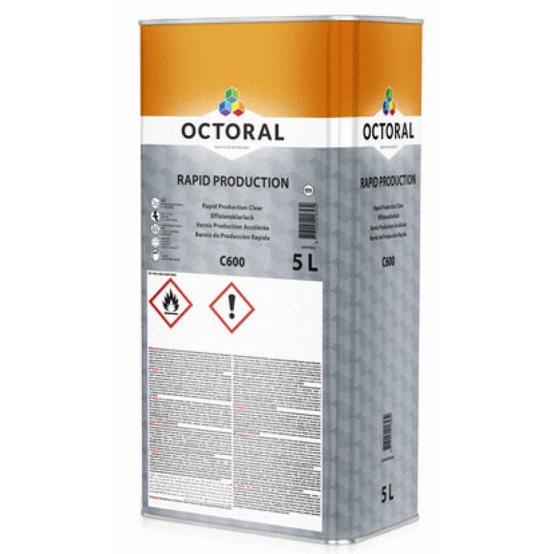 Octoral C600 Rapid Production Clear Coat 5L - Image 1