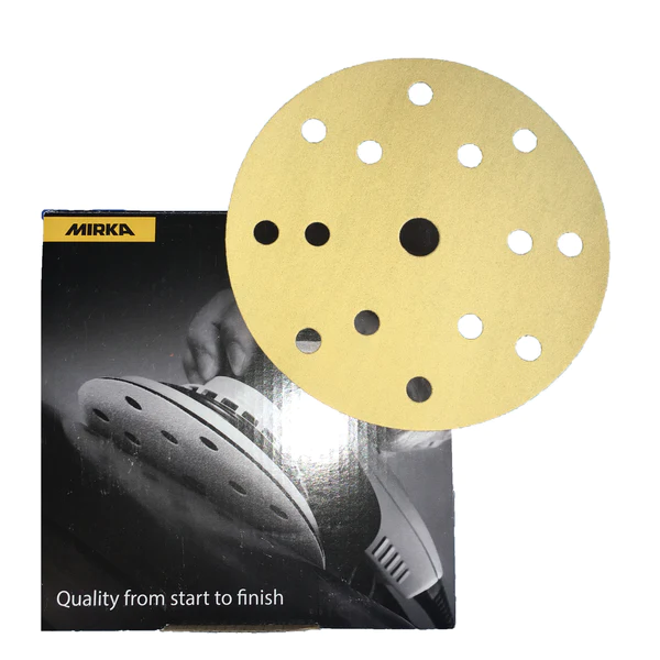 Mirka Gold p120 Discs 150mm (x100)