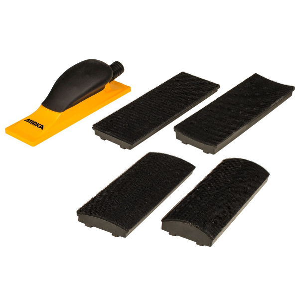 Mirka Sanding Block Kit 70x198mm Grip 40H Yellow