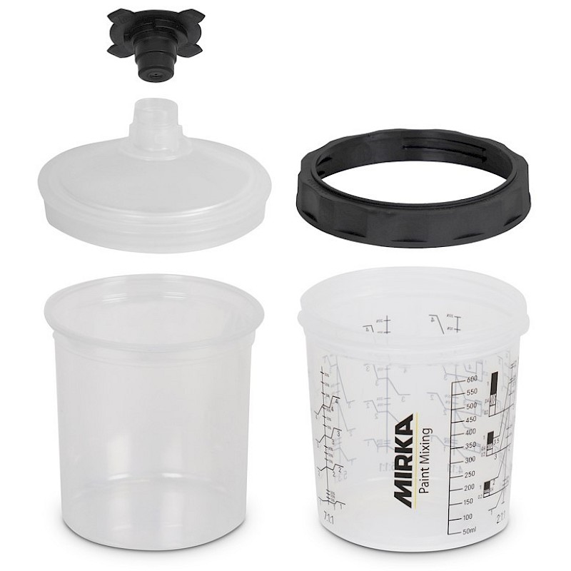 Mirka PCS Paint Cup System 650ml 125µm (x50) - Image