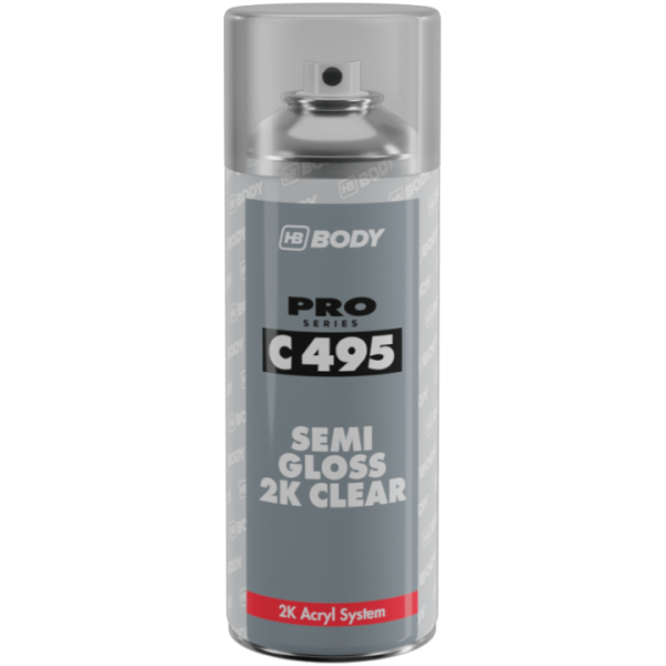 HB Body 495 2K Semi Gloss Lacquer Aerosol 400ml