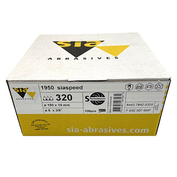 Sia 1950 SiaSpeed Multihole Discs 150mm p320 (x100) - Image 3