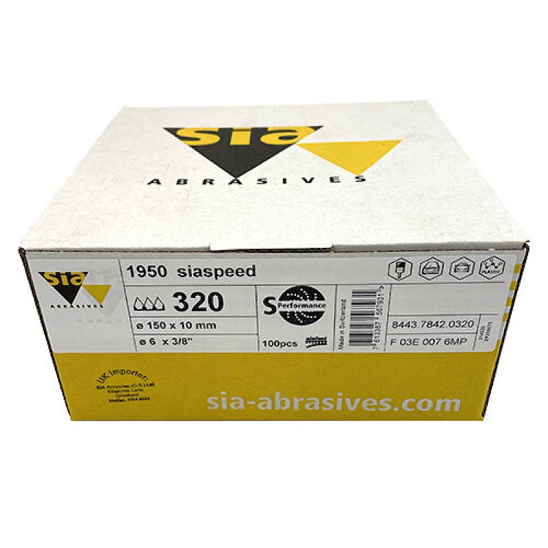 Sia 1950 SiaSpeed Multihole Discs 150mm p320 (x100) - Image 3