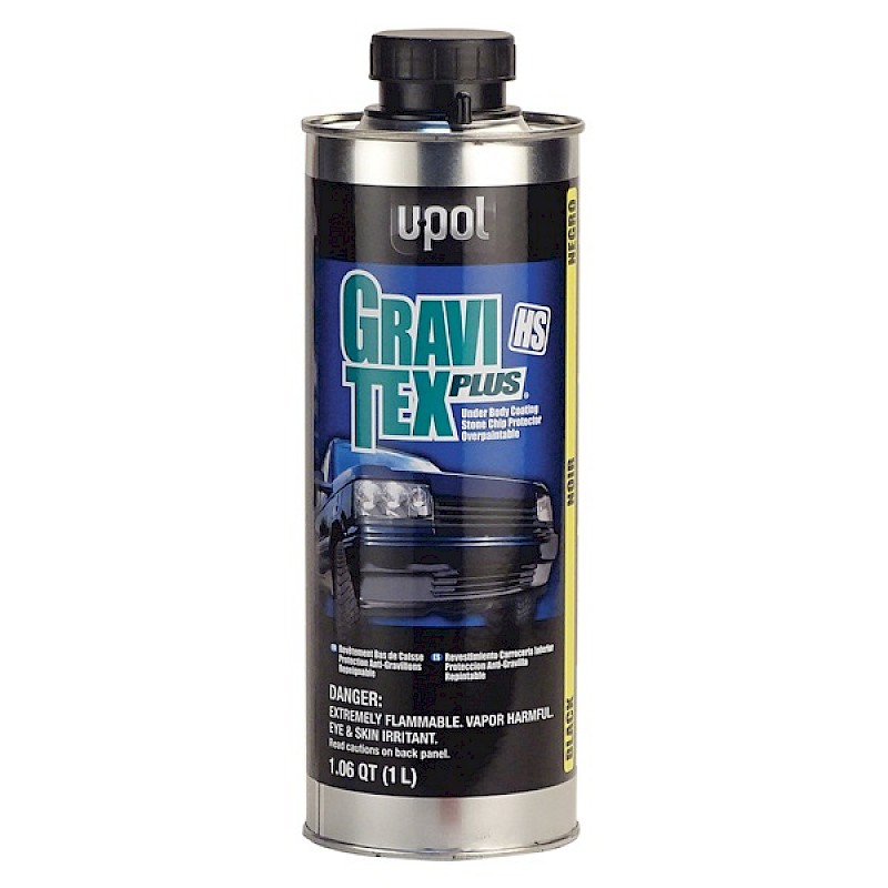 U-Pol Gravitex Plus Grey Stonechip 1L - Image 1