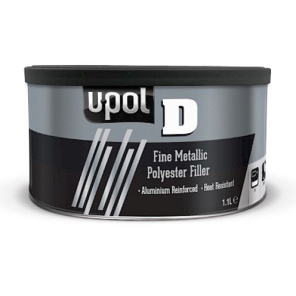 U-Pol D Silver Metallic Body Filler 1.1L