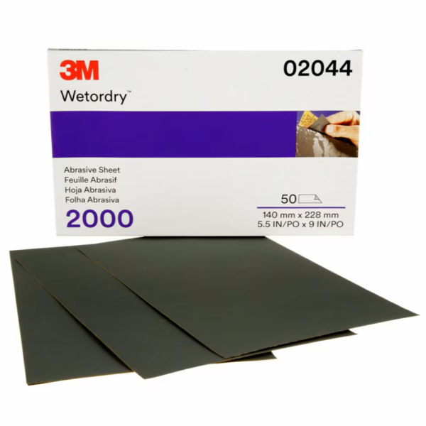 3M Wet Or Dry Abrasive Paper P2000 (x50) (02044)
