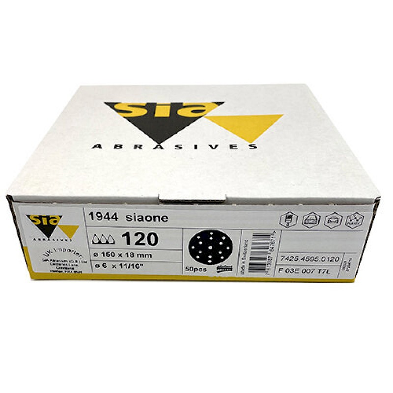 Sia 1944 SiaOne 15H Discs 150mm p120 (x50) - Image 3