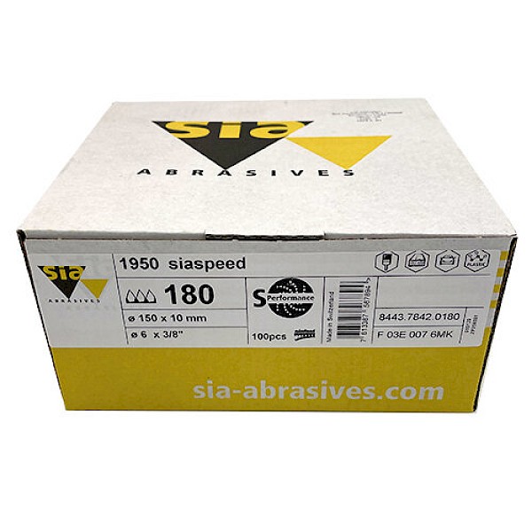 Sia 1950 SiaSpeed Multihole Discs 150mm p180 (x100) - Image 3