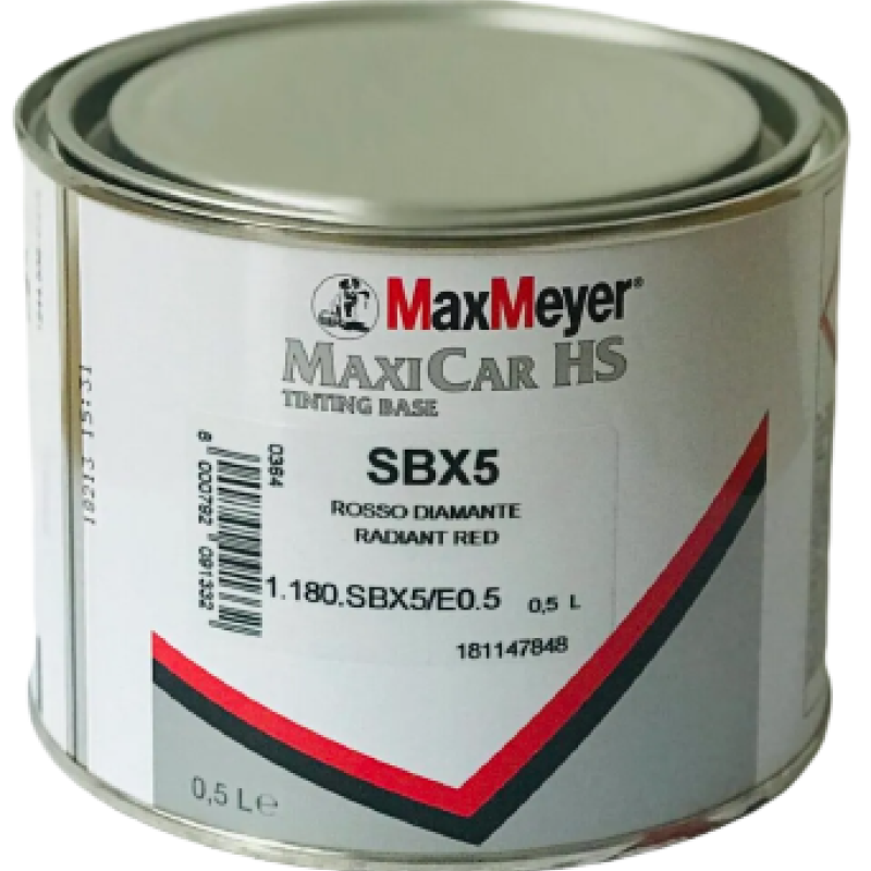 Max Meyer Maxicar SBX5 Radiant Red Xirallic 500ml - Image