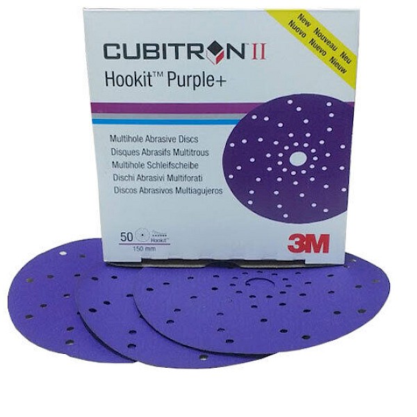 3M Cubitron II Purple Abrasive Disc 150mm 180+ (x50) (51422)