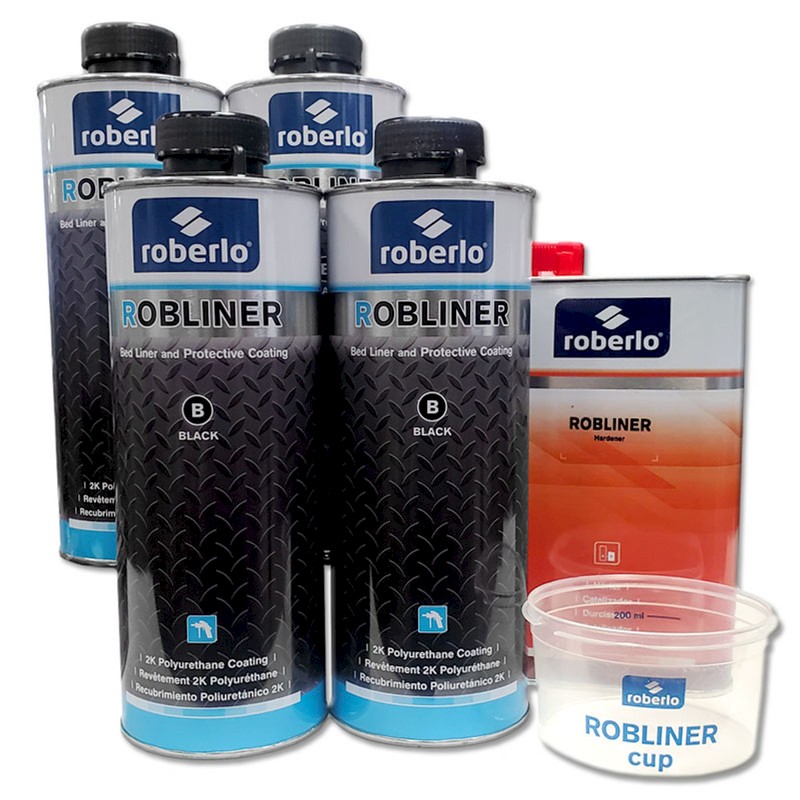 Roberlo Robliner Black Kit 4x600ml + 1x800ml - Image