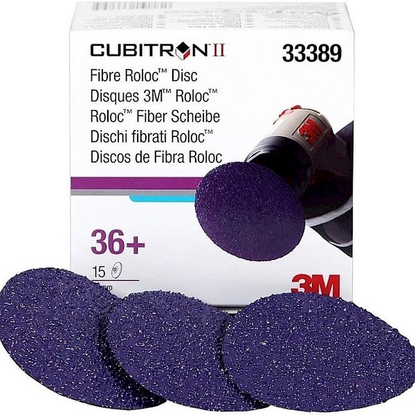 3M Roloc Cubitron II Purple Fibre Disc 75mm p36 (x15)(33389)