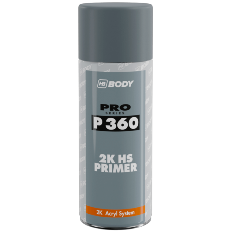 HB Body High Build Primer Aerosol 400ml (Black/Grey/White)