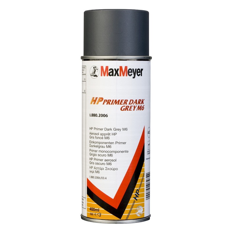Max Meyer 2006 M6 Dark Grey Aerosol Primer 400ml - Image