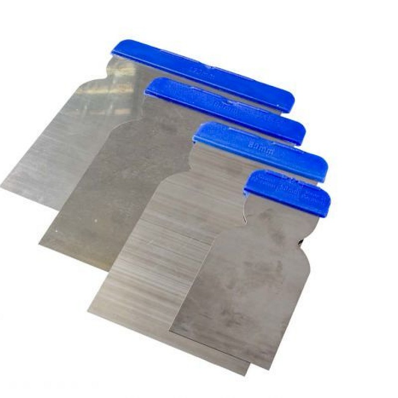 Metal Filler Spreaders Mixed Sizes (43,67,87 & 105mm) - Image